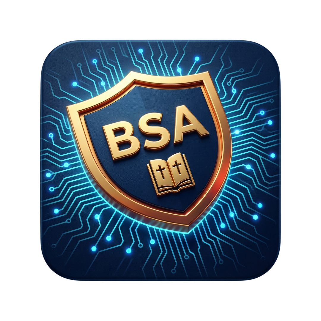 Bible Stories Alive TV — BSA shield logo
